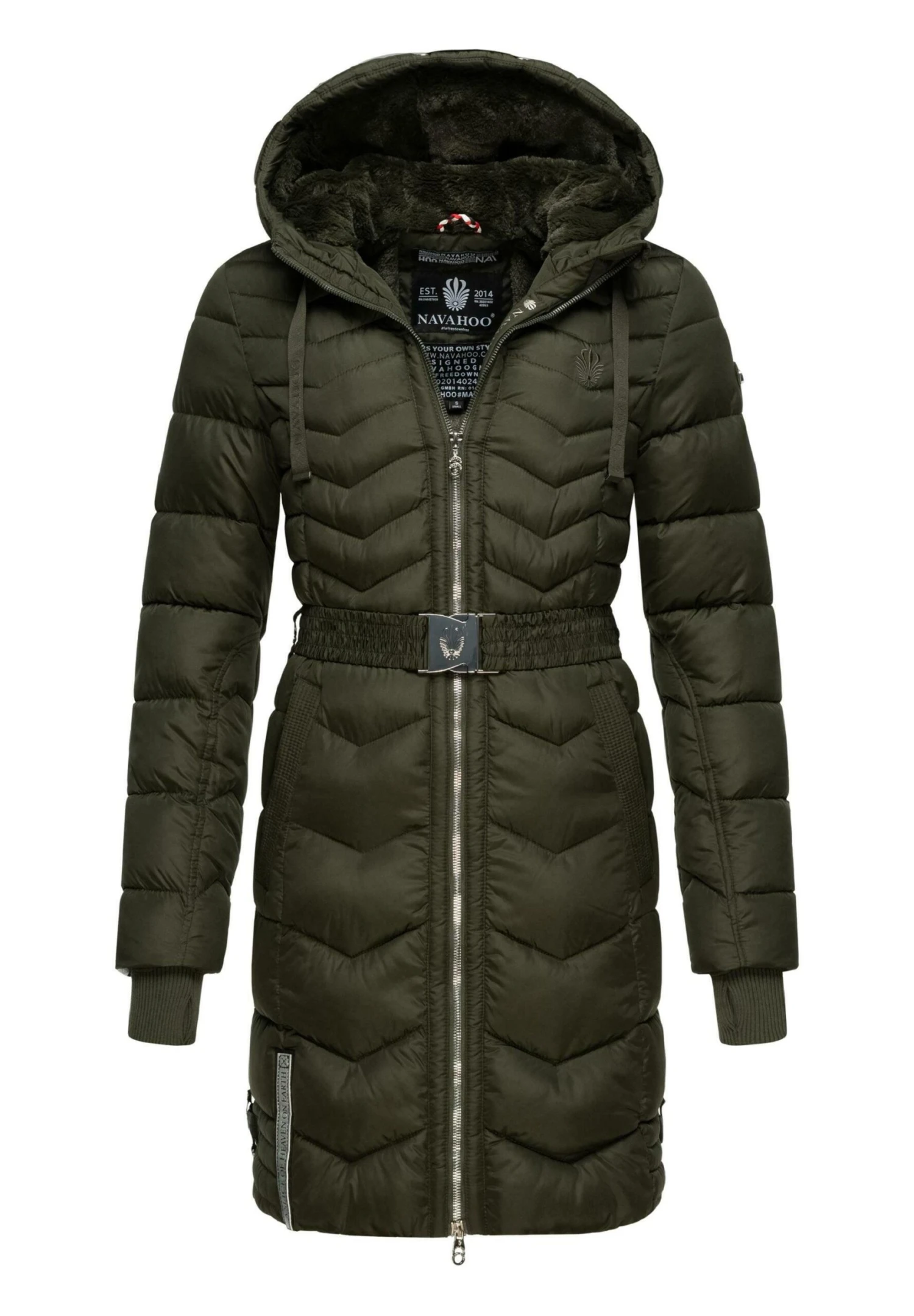 Navahoo Winterjas - Olive 6 Navahoo Winterjas - Olive - Afbeelding 4