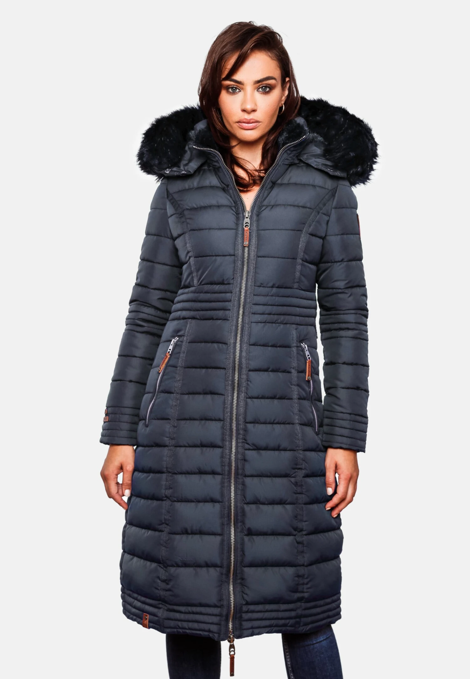 Navahoo Wintermantels Wintermantel Umay Dames Nachtblauw 7 Navahoo Wintermantels Wintermantel Umay Dames Nachtblauw - Afbeelding 5