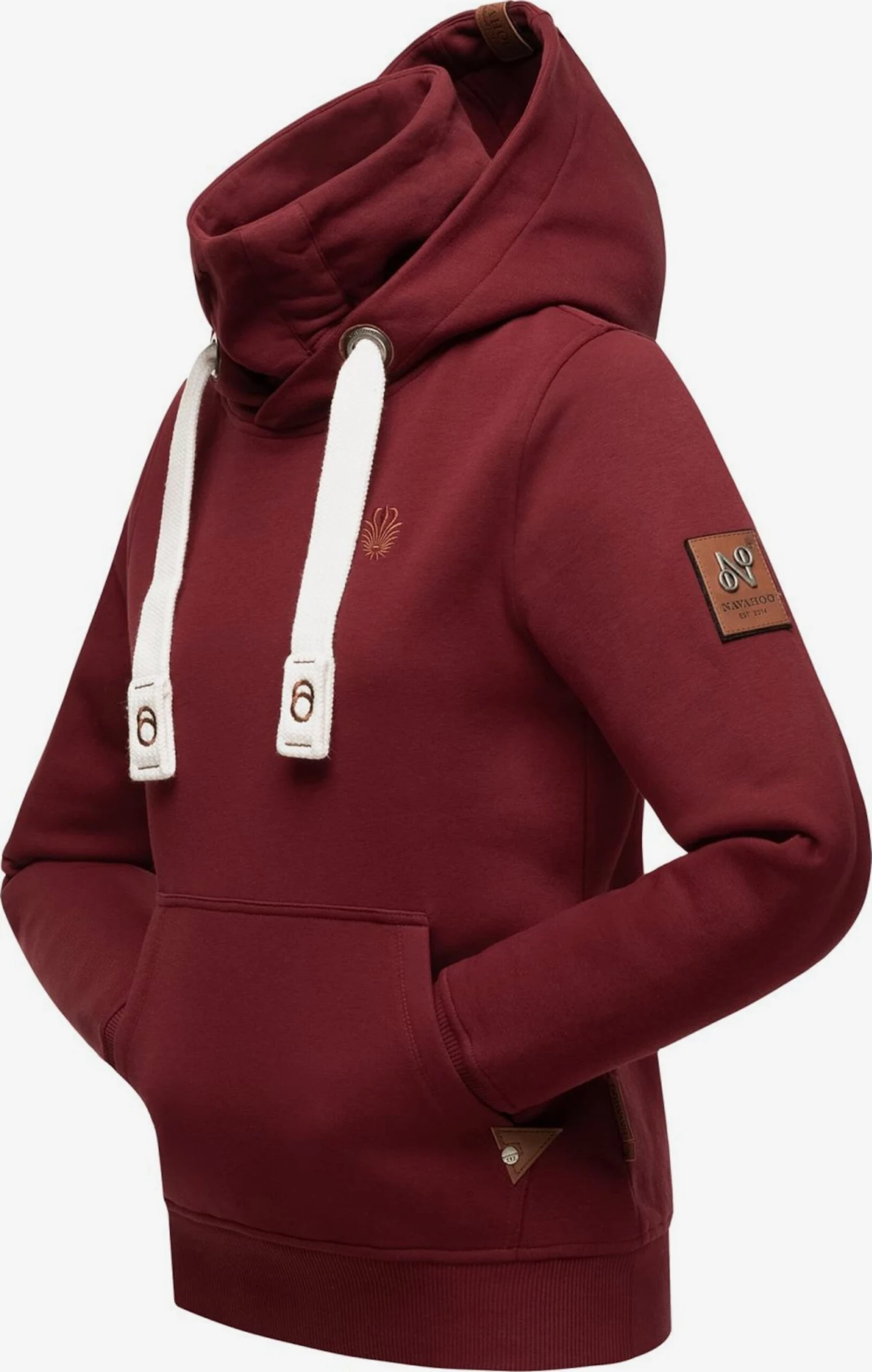 Navahoo Hoodies Sweatshirt Raniaa Dames Bordeaux 4 Navahoo Hoodies Sweatshirt Raniaa Dames Bordeaux - Afbeelding 2