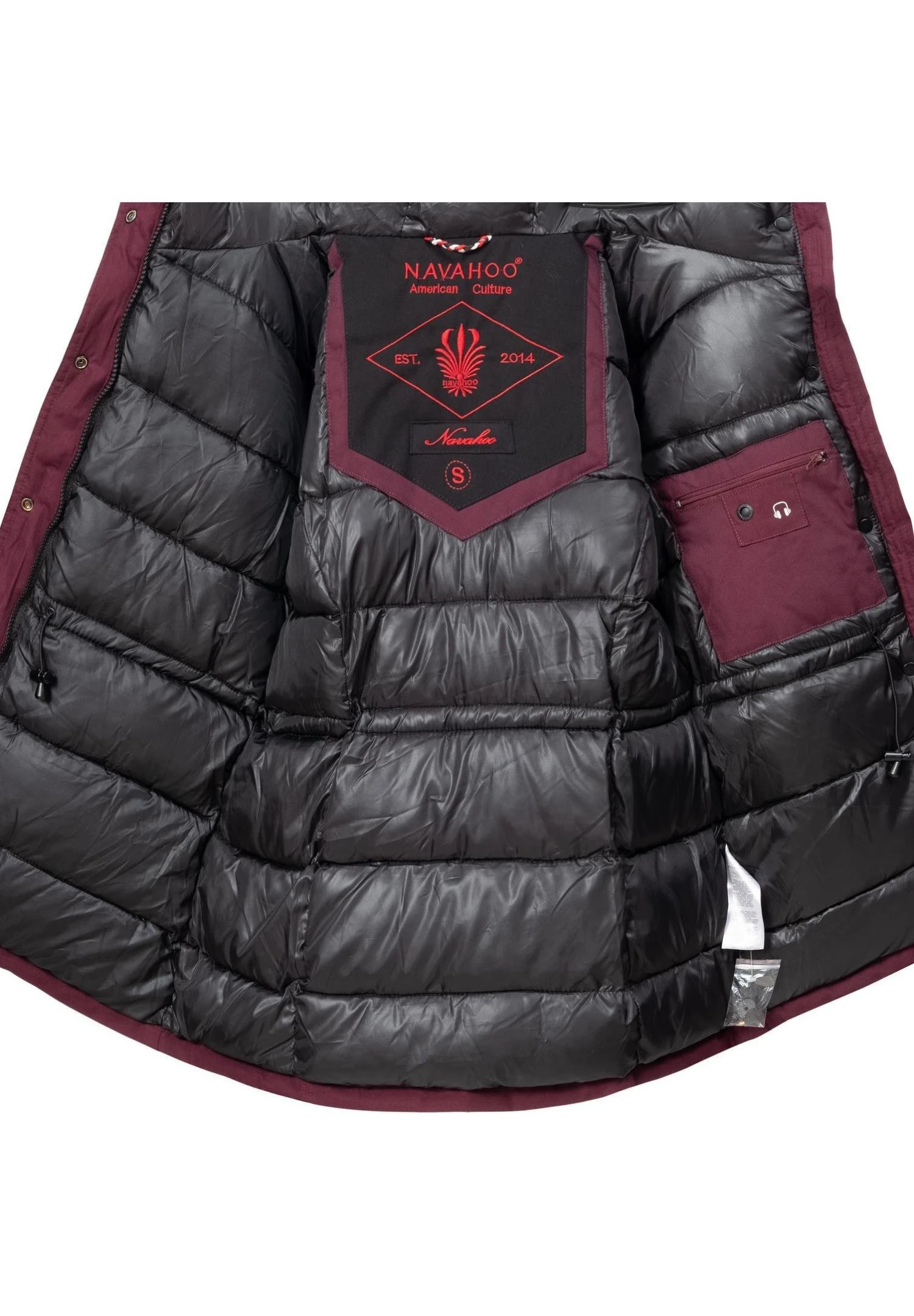 Navahoo Laura - Winterjas - Red 7 Navahoo Laura - Winterjas - Red - Afbeelding 5