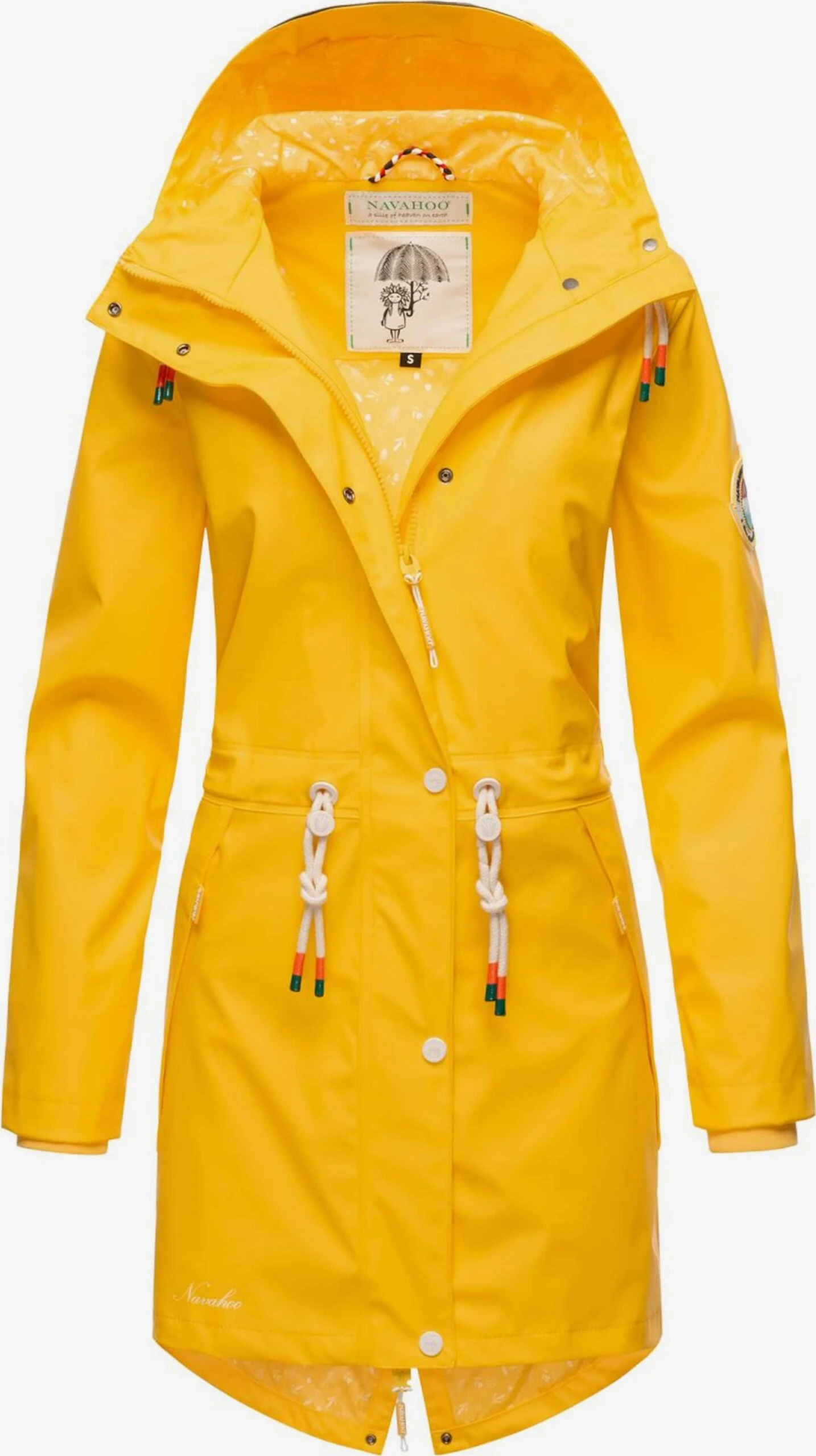 Navahoo Outdoor Jassen Functionele Jas Tropical Storm Dames Geel 4 Navahoo Outdoor Jassen Functionele Jas Tropical Storm Dames Geel - Afbeelding 2