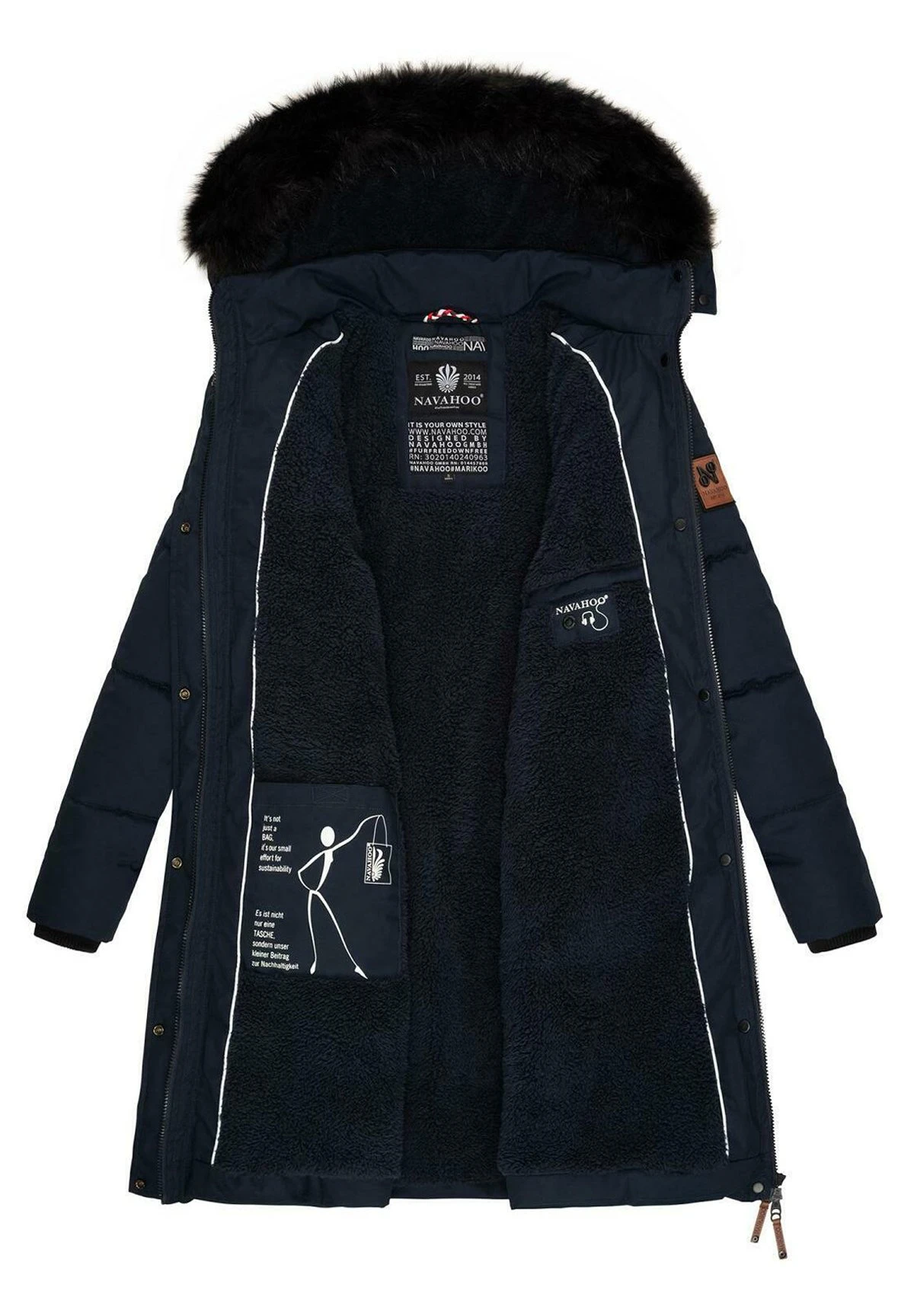 Navahoo Winterjas - Dark Blue 7 Navahoo Winterjas - Dark Blue - Afbeelding 5