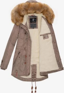 Navahoo Parkas Winterparka La Viva Dames Greige -Navahoo 054a6d74021ee4d3ad6b32f206b80ee0