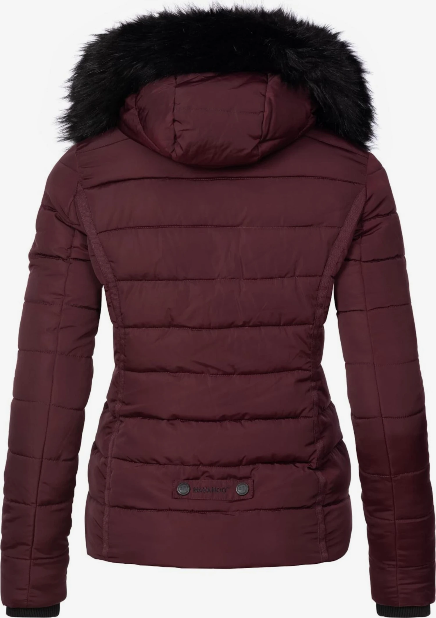 Navahoo Winterjassen Winterjas Miamor Dames Wijnrood 5 Navahoo Winterjassen Winterjas Miamor Dames Wijnrood - Afbeelding 3