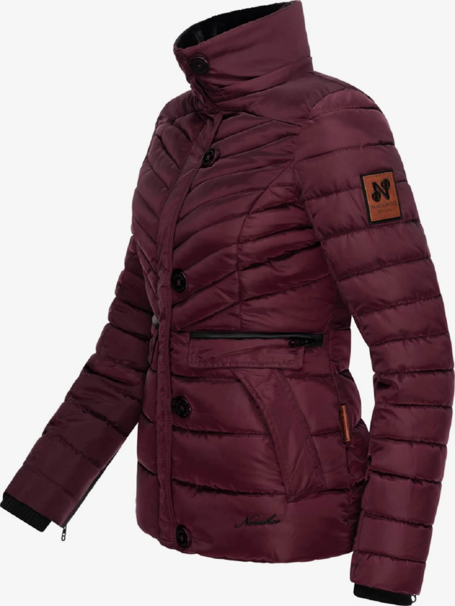 Navahoo Winterjassen Winterjas Wisteriaa Dames Bordeaux 7 Navahoo Winterjassen Winterjas Wisteriaa Dames Bordeaux - Afbeelding 5