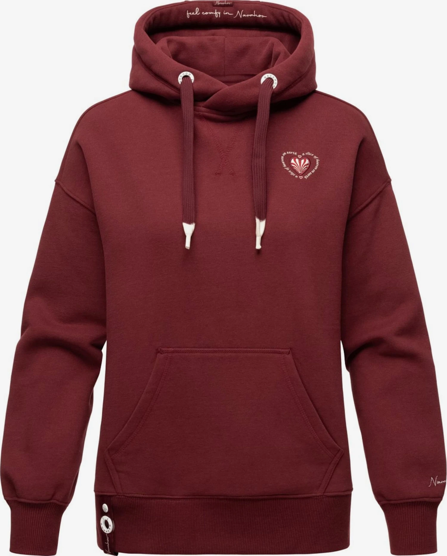 Navahoo Hoodies Sweatshirt Goldfee Dames Bordeaux