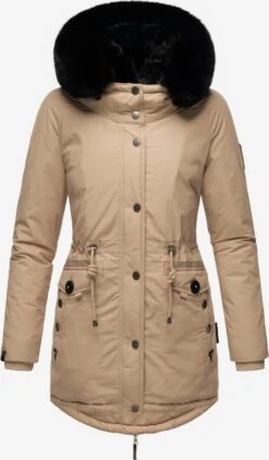 Navahoo Parkas Winterparka Sweety Deluxe Dames Taupe -Navahoo 08b238d7e65e66dd6c83a724caee768c