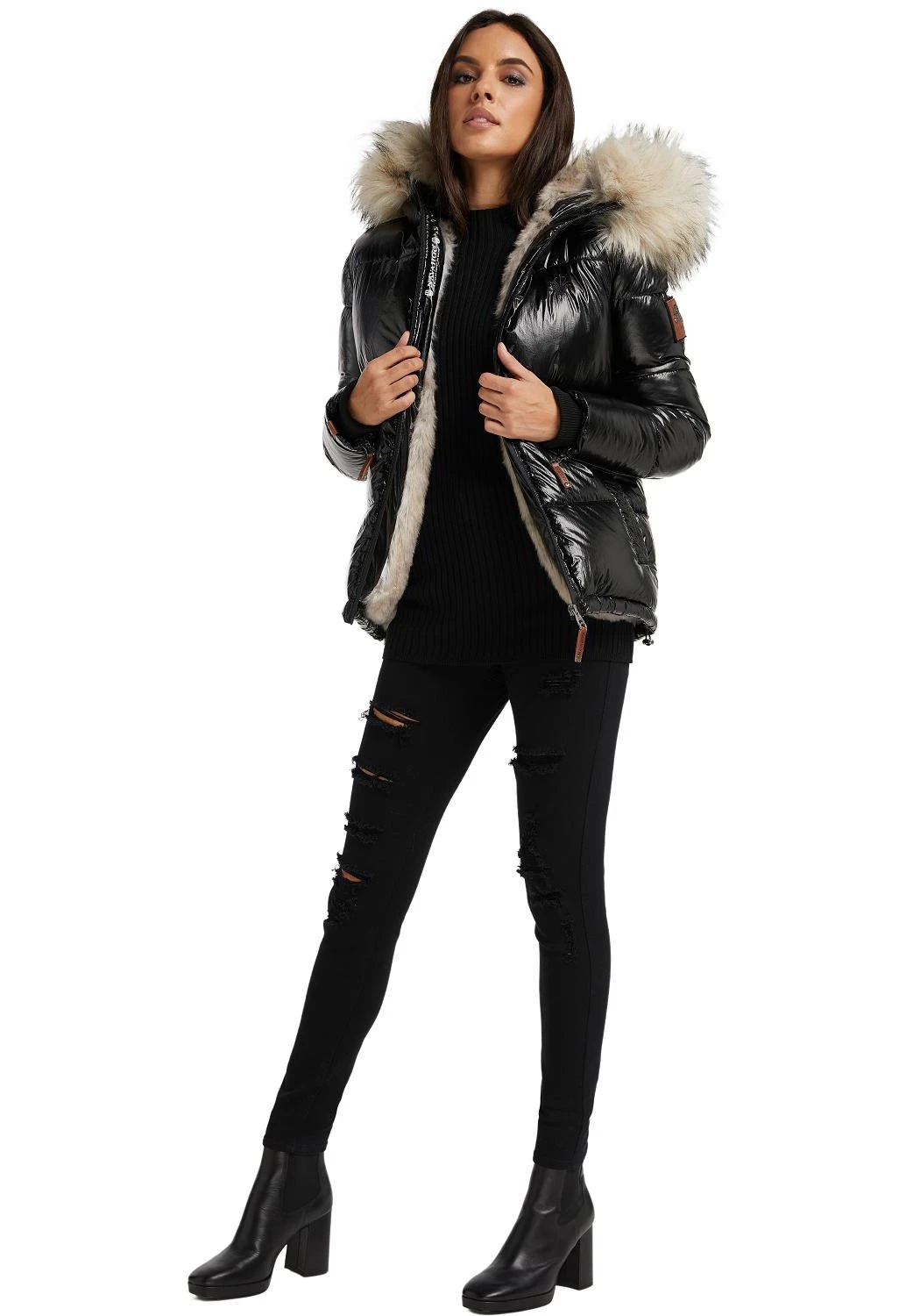 Navahoo Tikunaa - Winterjas - Black 7 Navahoo Tikunaa - Winterjas - Black - Afbeelding 5