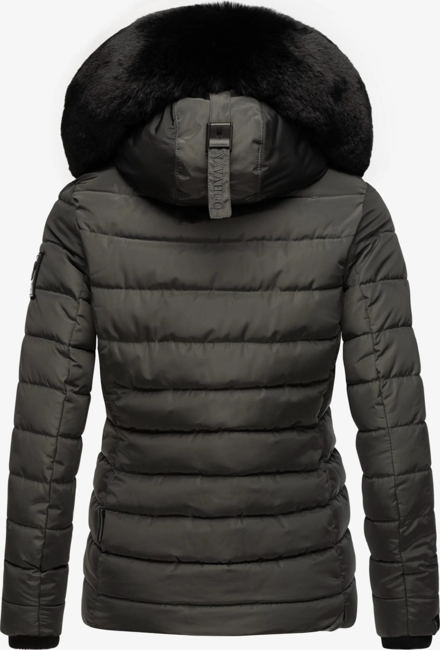 Navahoo Winterjassen Winterjas Milianaa Dames Antraciet 5 Navahoo Winterjassen Winterjas Milianaa Dames Antraciet - Afbeelding 3