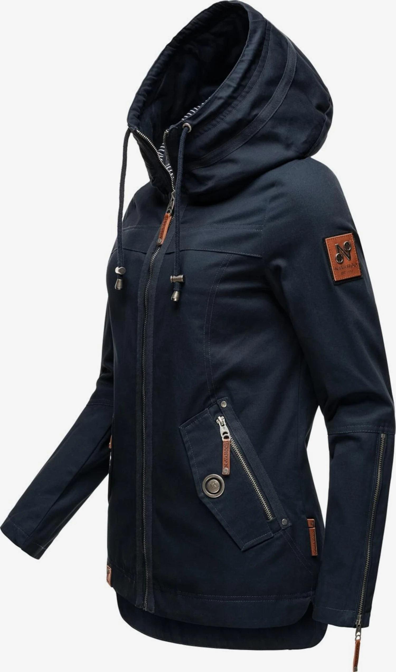 Navahoo Tussenjassen Tussenjas Wekoo Dames Navy 6 Navahoo Tussenjassen Tussenjas Wekoo Dames Navy - Afbeelding 4