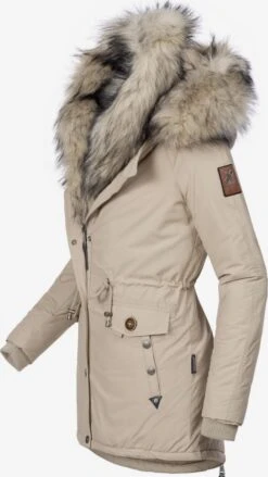 Navahoo Parkas Winterparka Sweety Dames Beige -Navahoo 11491f6fc89ee8986e61758f9e52d36c