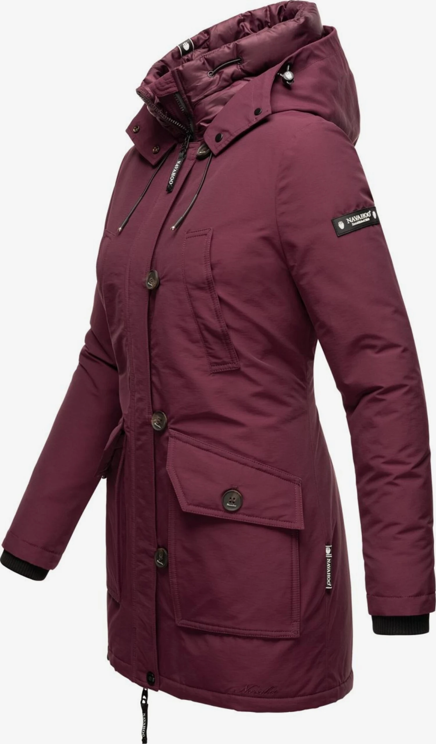 Navahoo Parkas Winterparka Freeze Stoorm Dames Bessen 3 Navahoo Parkas Winterparka Freeze Stoorm Dames Bessen - Afbeelding 2