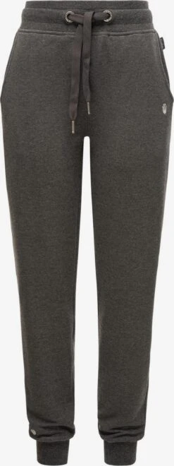 Navahoo Sweatpants Tapered Broek Dames Donkergrijs