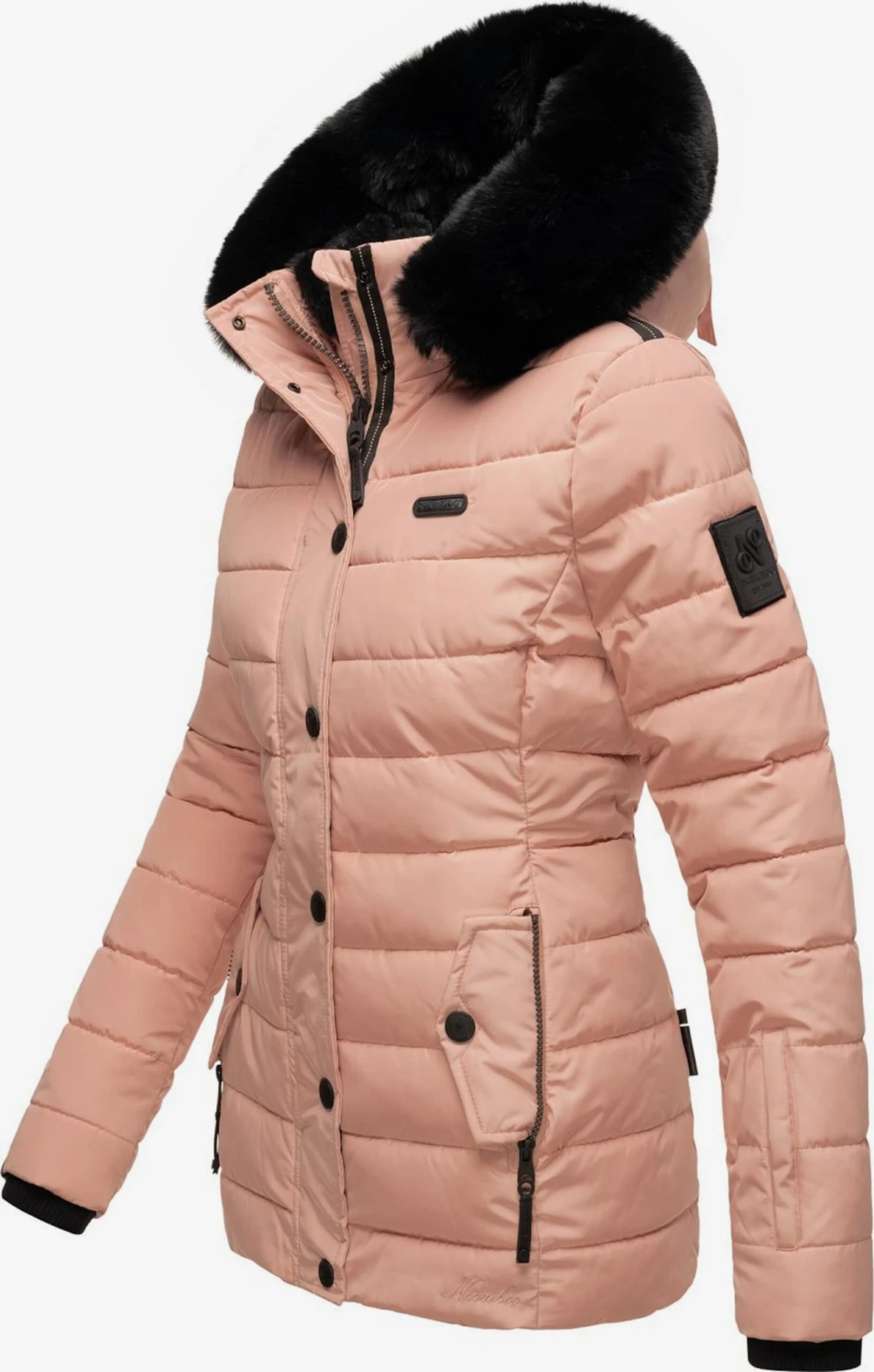 Navahoo Winterjassen Winterjas Milianaa Dames Roze 4 Navahoo Winterjassen Winterjas Milianaa Dames Roze - Afbeelding 2