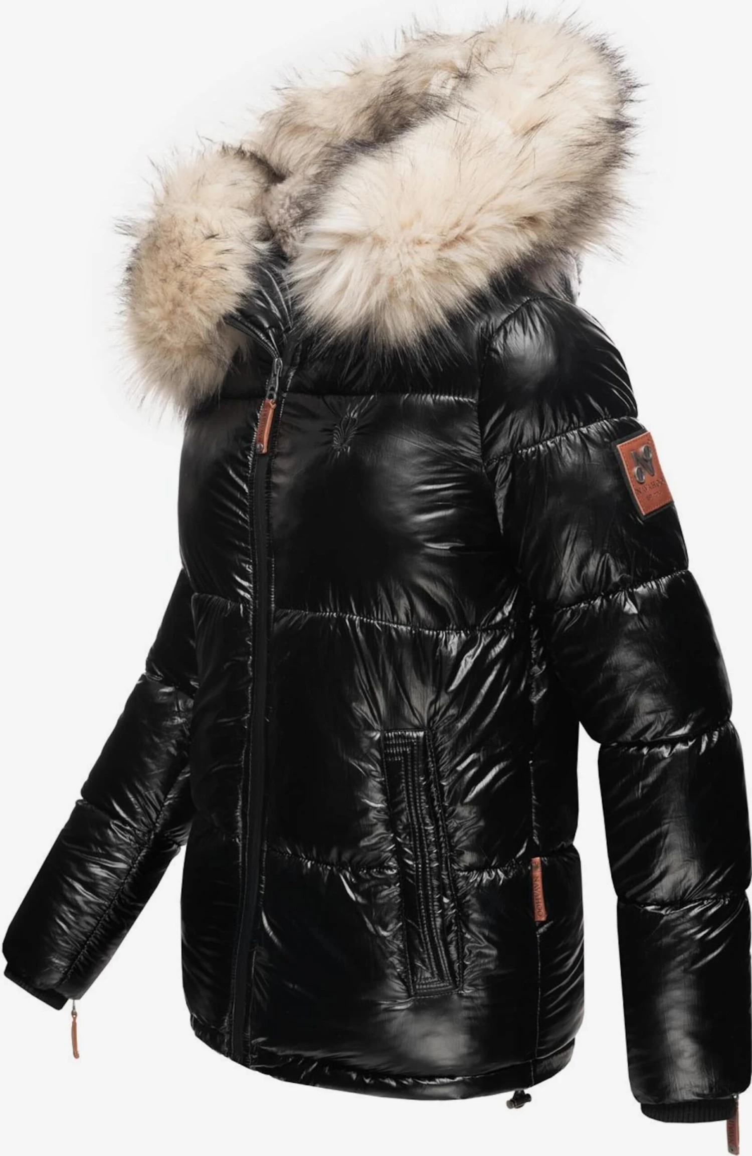 Navahoo Winterjassen Winterjas Tikunaa Dames Zwart 4 Navahoo Winterjassen Winterjas Tikunaa Dames Zwart - Afbeelding 2