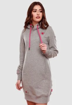 Navahoo Mini Jurken Jurk Dames Grijs Gemêleerd -Navahoo 1895f873f8c030d5fbeda248a9395ffb