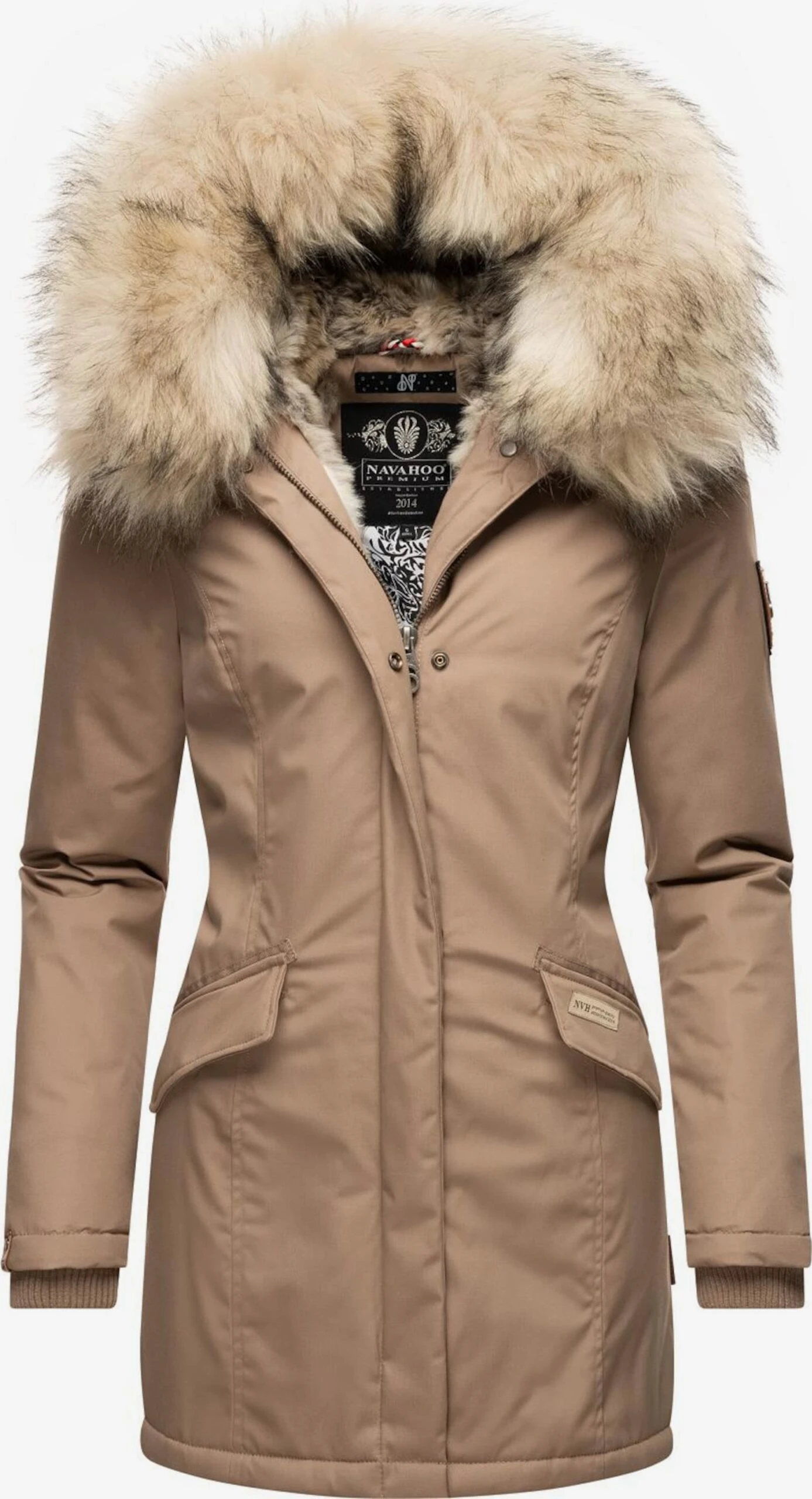 Navahoo Parkas Winterparka Cristal Dames Lichtbruin 3 Navahoo Parkas Winterparka Cristal Dames Lichtbruin