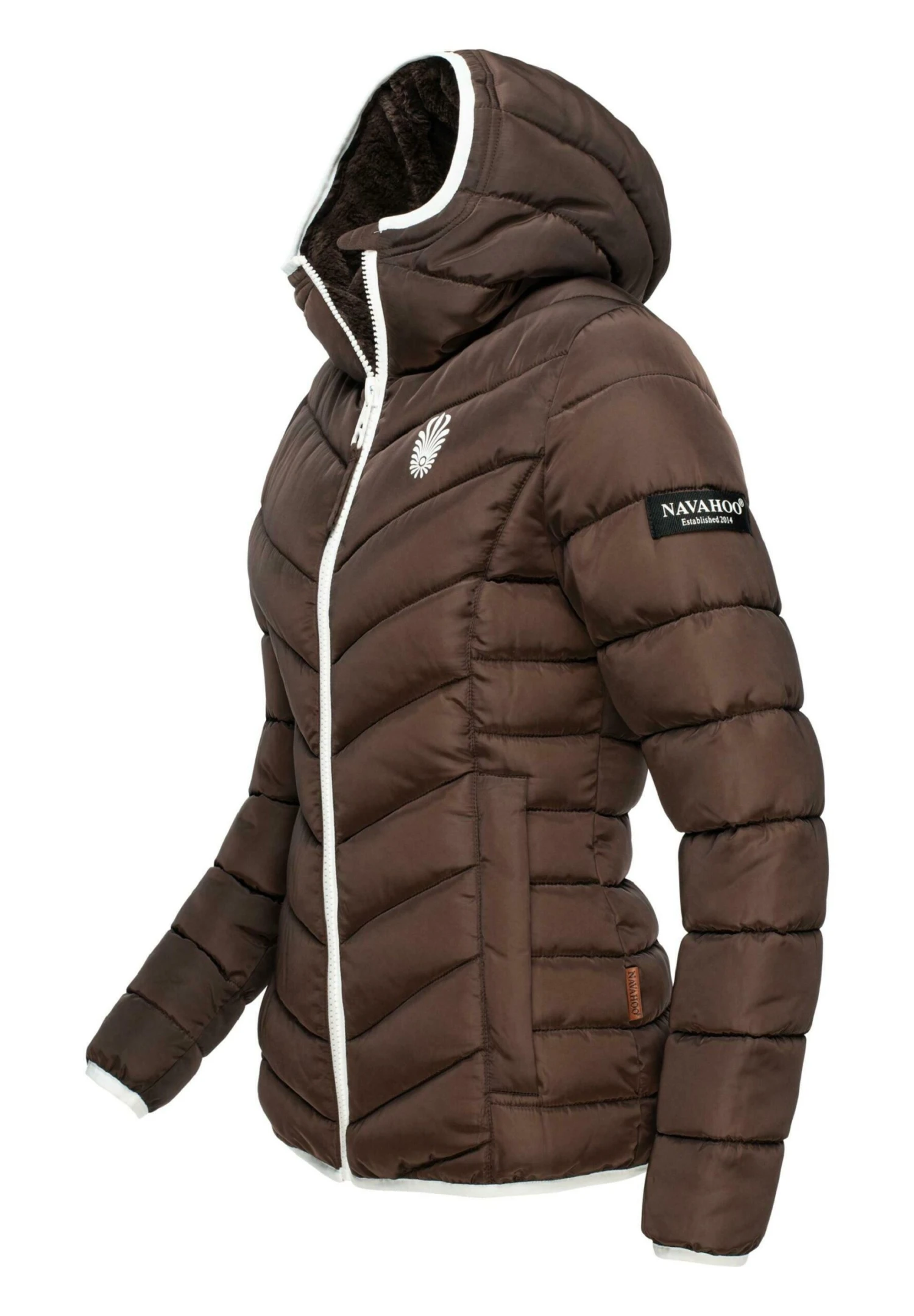 Navahoo Elva - Winterjas - Dark Choco 4 Navahoo Elva - Winterjas - Dark Choco - Afbeelding 2