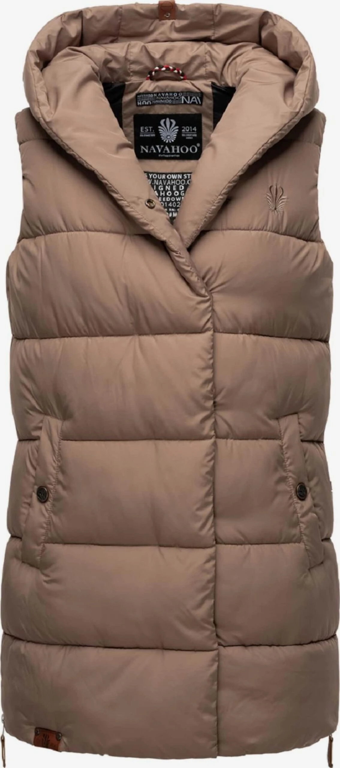 Navahoo Bodywarmers Bodywarmer Madilynaa Dames Taupe 3 Navahoo Bodywarmers Bodywarmer Madilynaa Dames Taupe