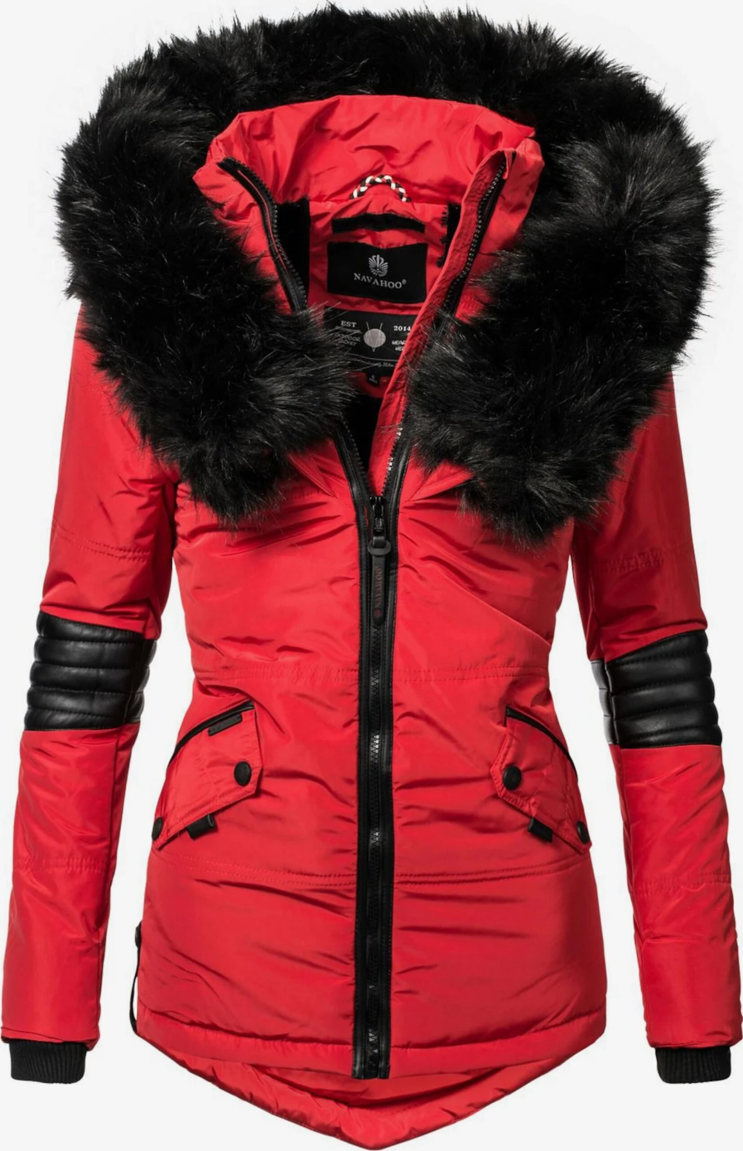 Navahoo Winterjassen Winterjas Nirvana Dames Rood 3 Navahoo Winterjassen Winterjas Nirvana Dames Rood