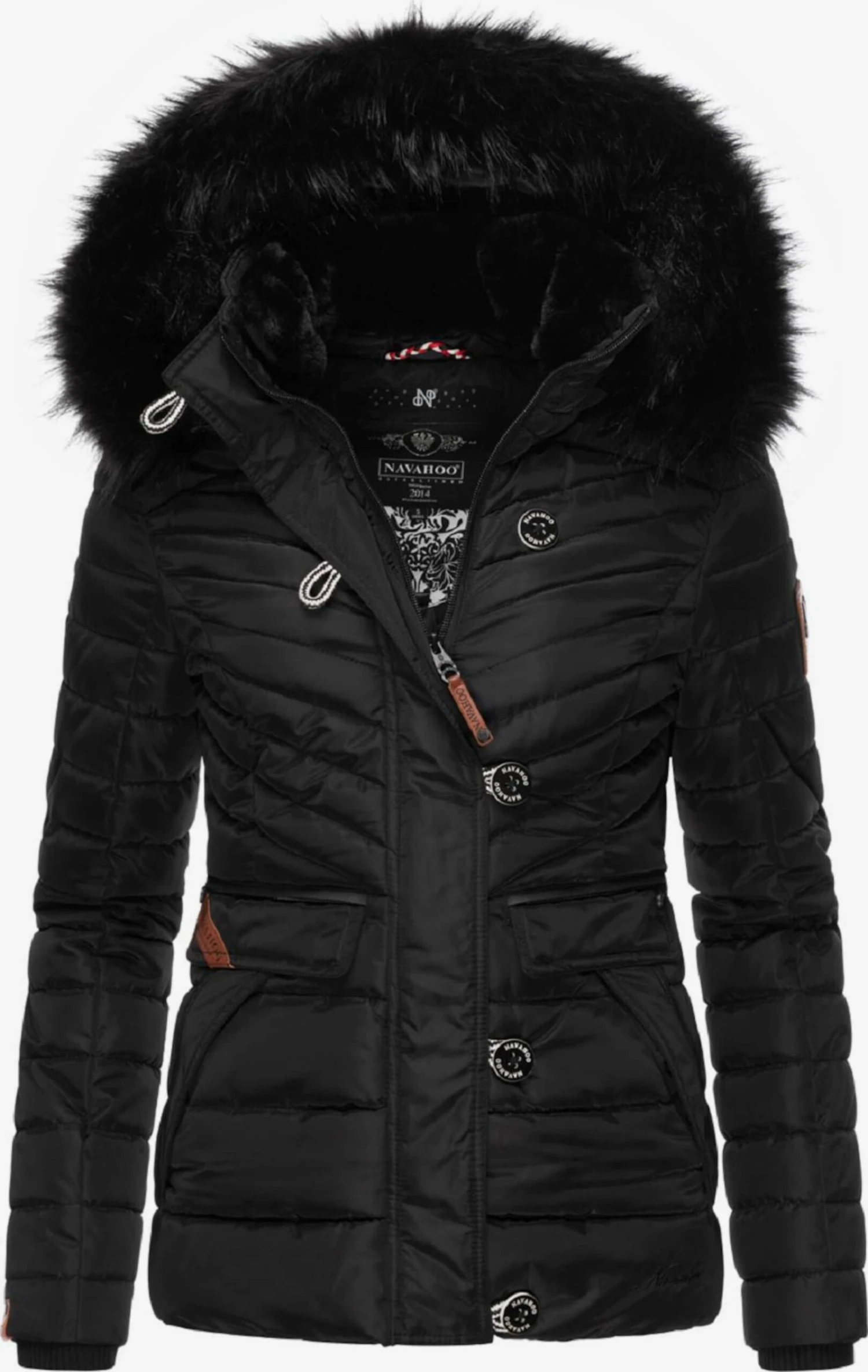 Navahoo Winterjassen Winterjas Wisteriaa Dames Zwart 3 Navahoo Winterjassen Winterjas Wisteriaa Dames Zwart