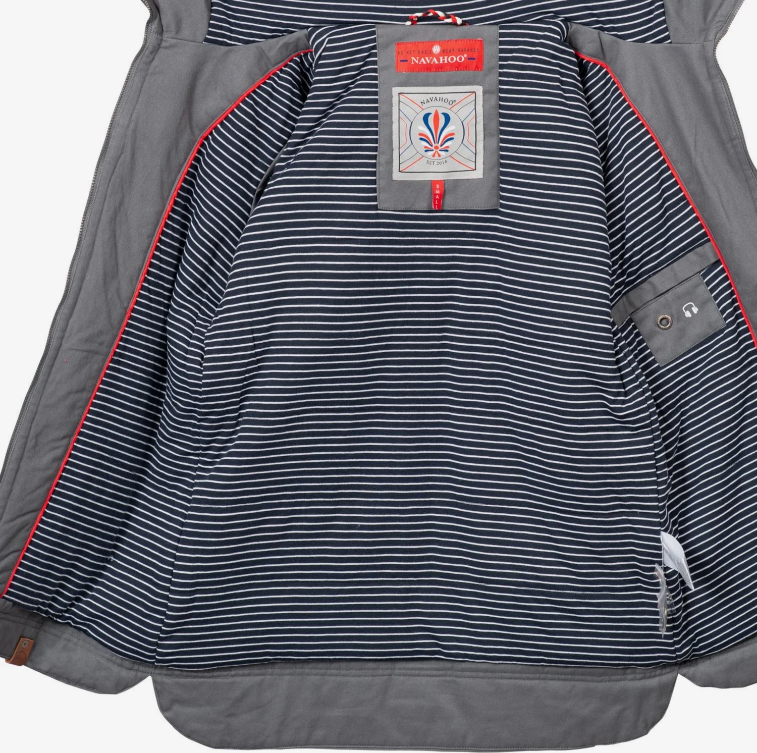 Navahoo Tussenjassen Tussenjas Wekoo Dames Donkergrijs 7 Navahoo Tussenjassen Tussenjas Wekoo Dames Donkergrijs - Afbeelding 5