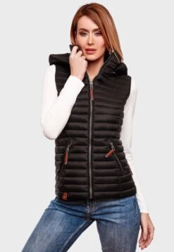 Navahoo Bodywarmers Bodywarmer Shadaa Dames Zwart -Navahoo 23f6b2ab52cc60a4111b2a1c48ba70e3