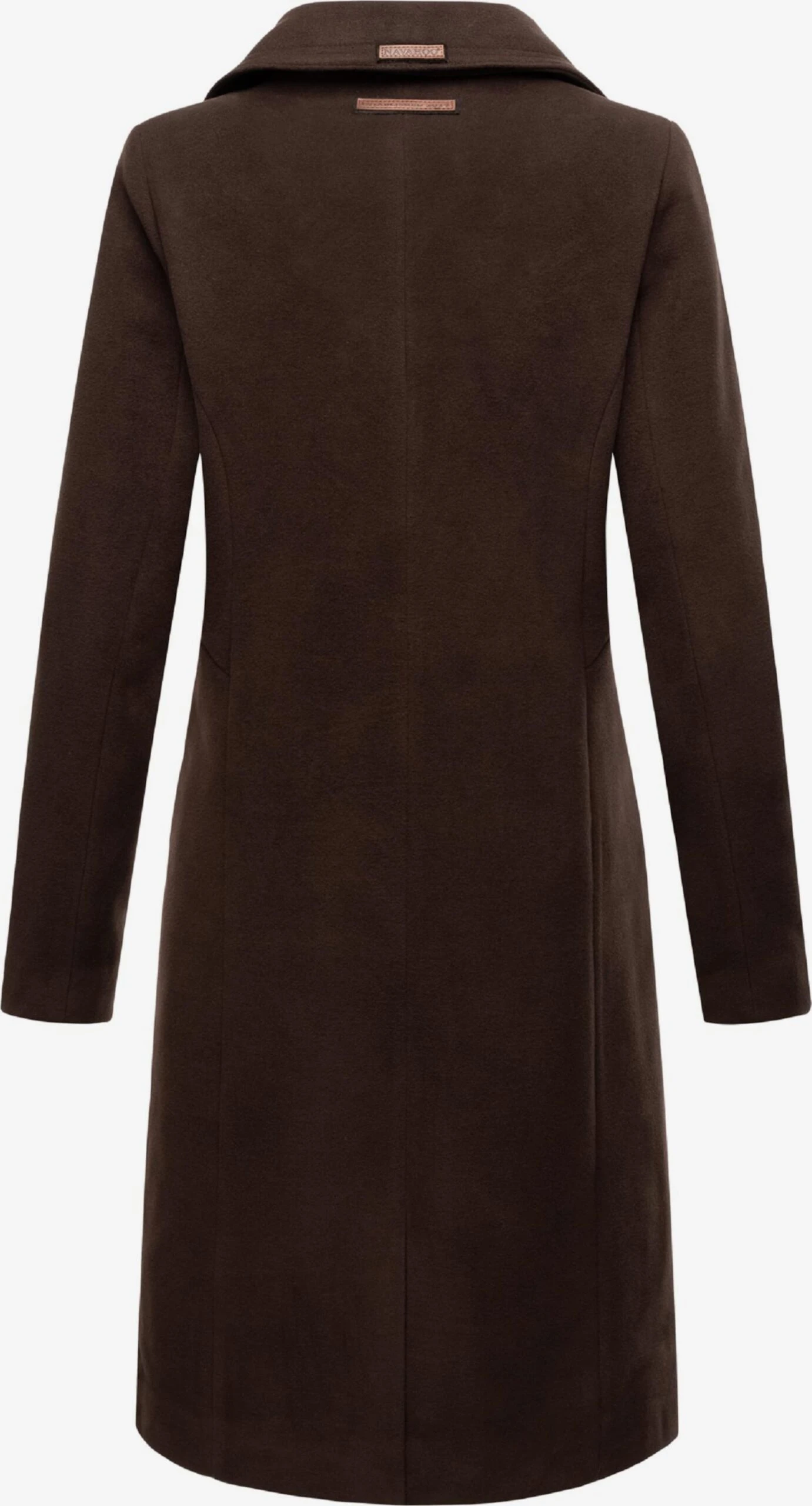Navahoo Wintermantels Wintermantel Wooly Dames Chocoladebruin 5 Navahoo Wintermantels Wintermantel Wooly Dames Chocoladebruin - Afbeelding 3