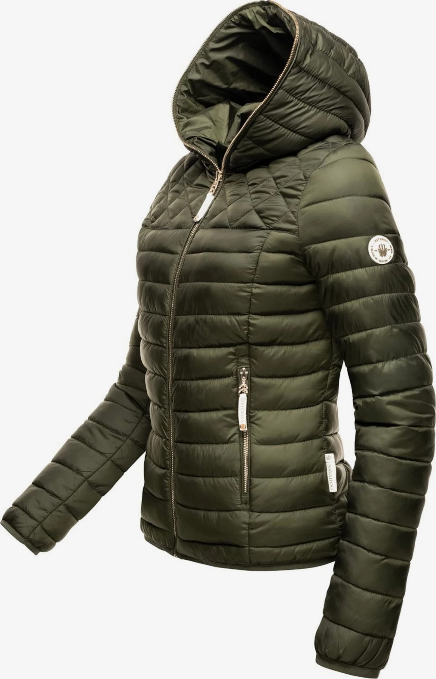 Navahoo Tussenjassen Tussenjas Ich Bin Hübsch Dames Olijfgroen 4 Navahoo Tussenjassen Tussenjas Ich Bin Hübsch Dames Olijfgroen - Afbeelding 2