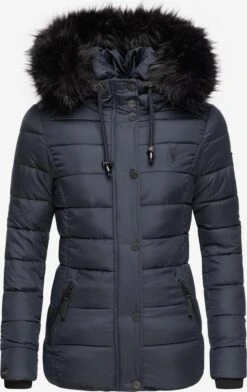 Navahoo Winterjassen Winterjas Zuckerbiene Dames Blauw