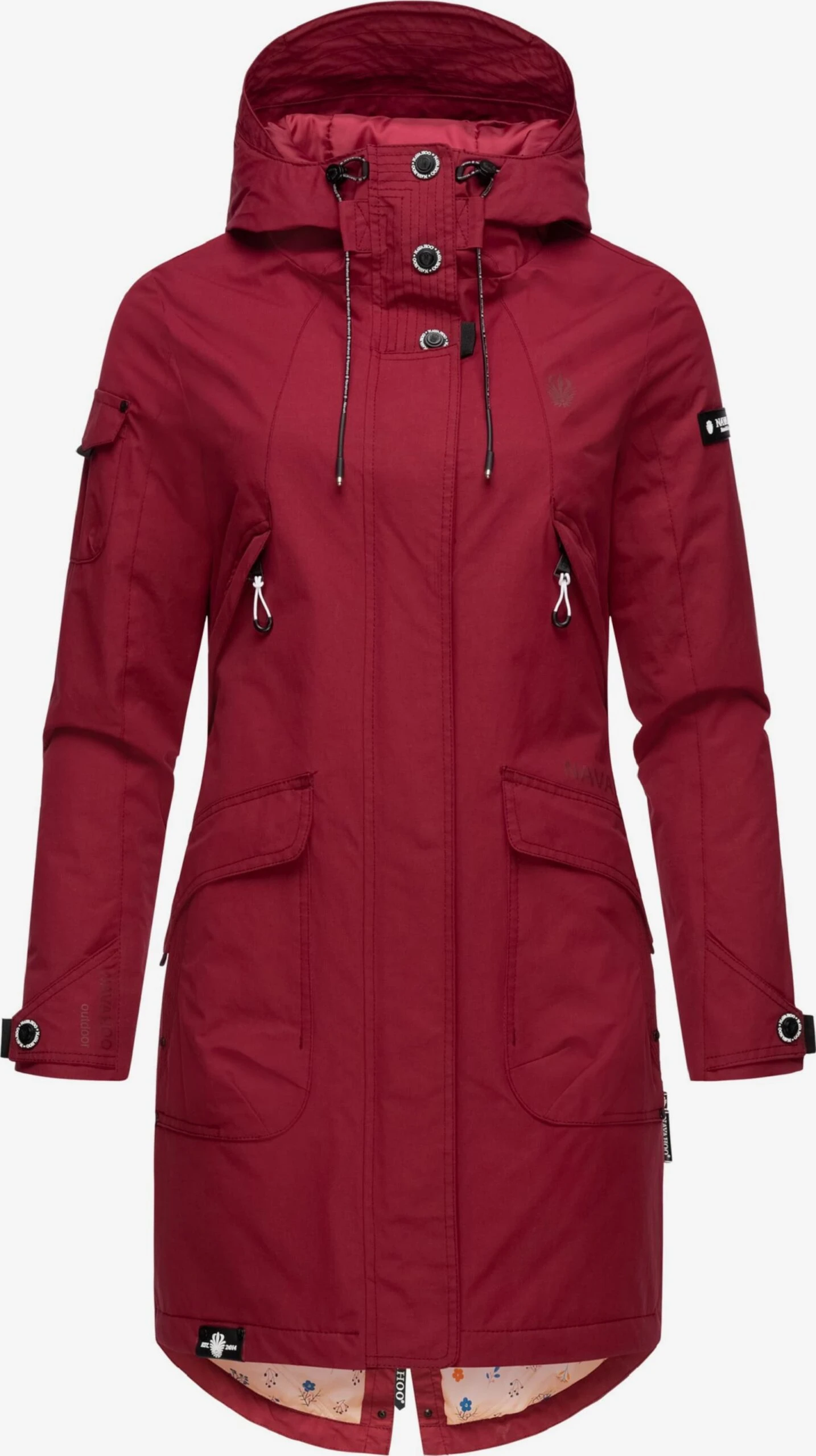 Navahoo Outdoor Jassen Functionele Jas Pfefferschote Dames Donkerrood 6 Navahoo Outdoor Jassen Functionele Jas Pfefferschote Dames Donkerrood - Afbeelding 4