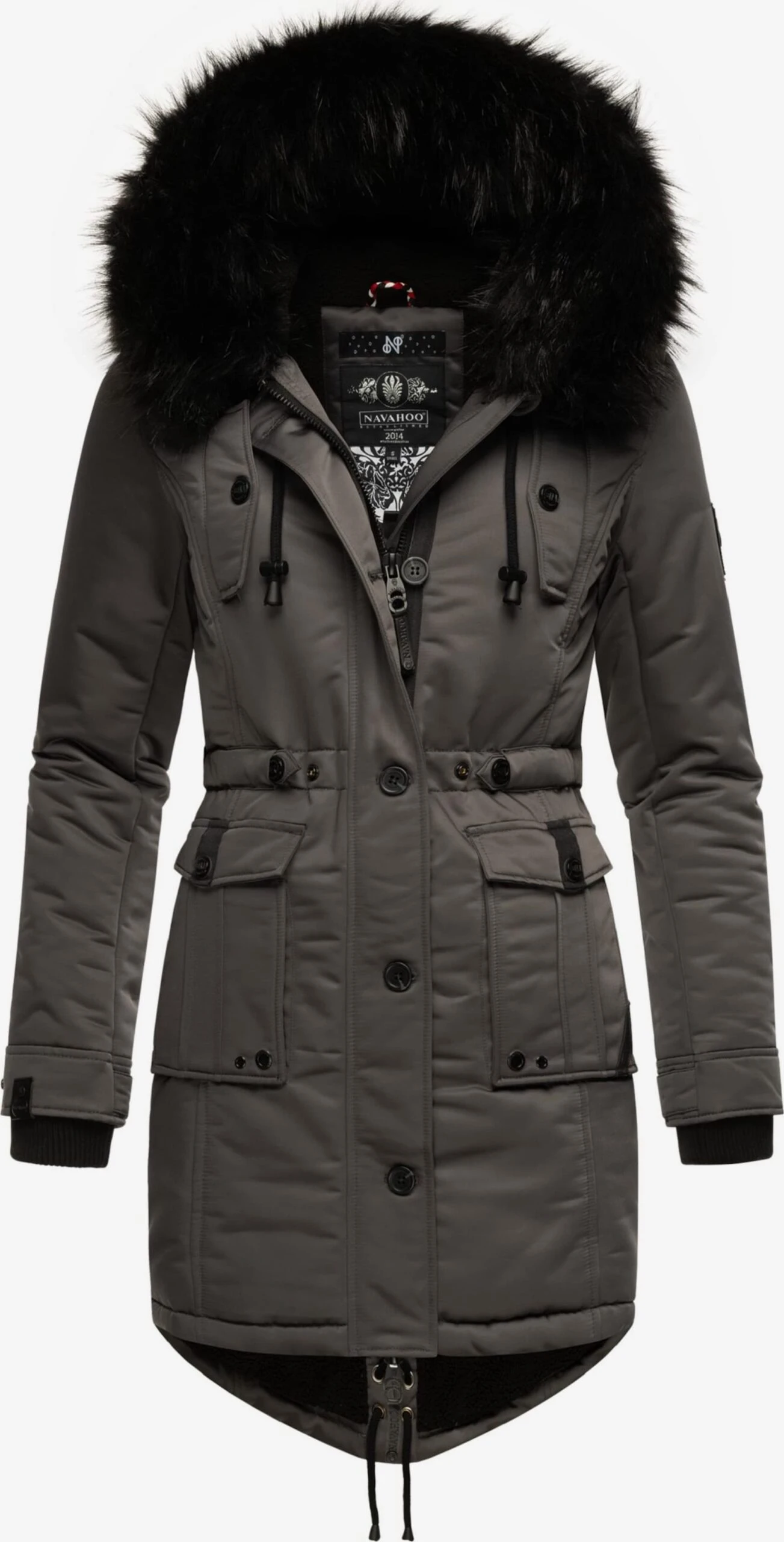 Navahoo Parkas Winterparka Dames Grijs 3 Navahoo Parkas Winterparka Dames Grijs