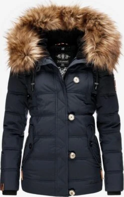 Navahoo Winterjassen Winterjas Zoja Dames Donkerblauw