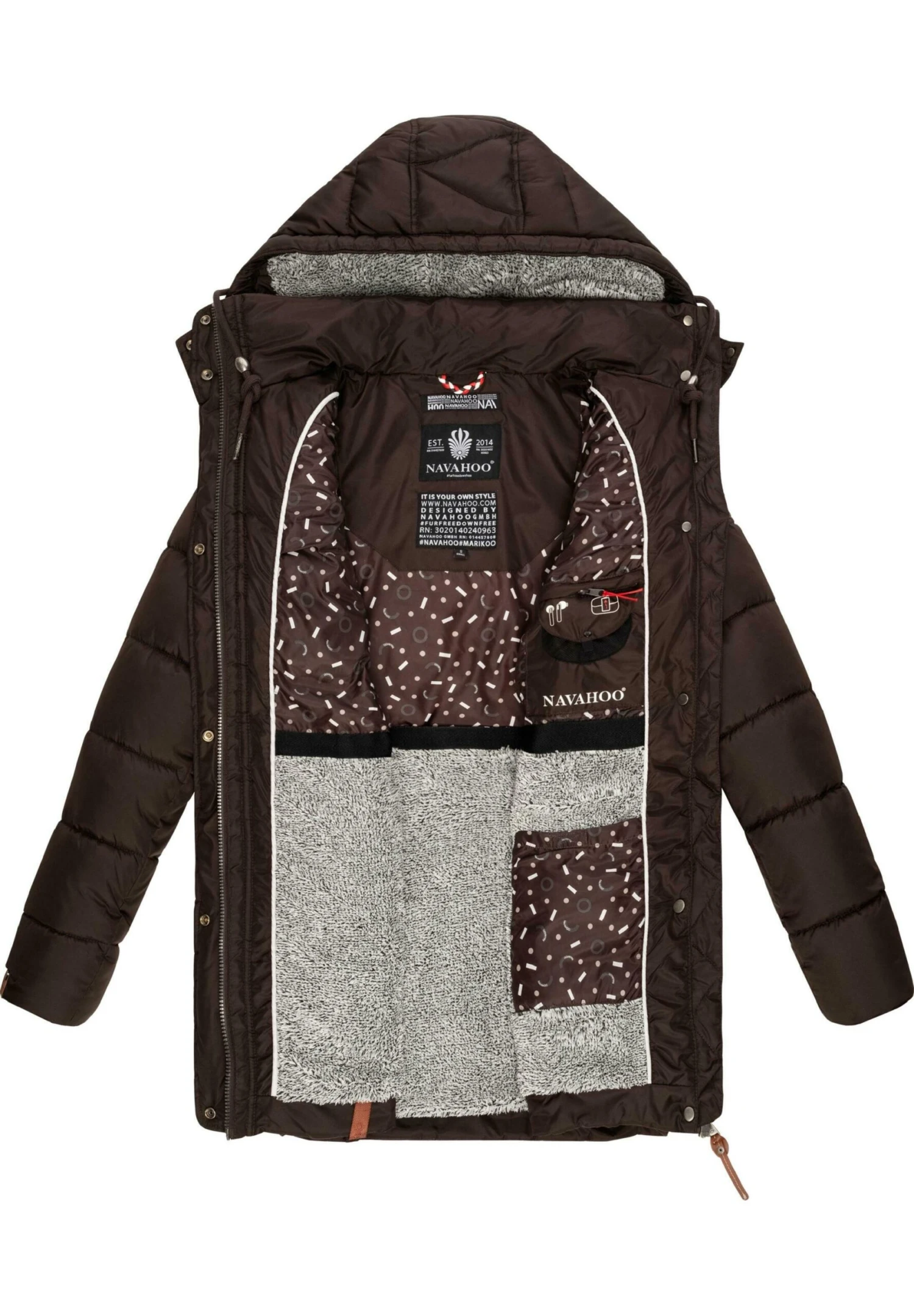 Navahoo Daliee - Winterjas - Ochre 7 Navahoo Daliee - Winterjas - Ochre - Afbeelding 5