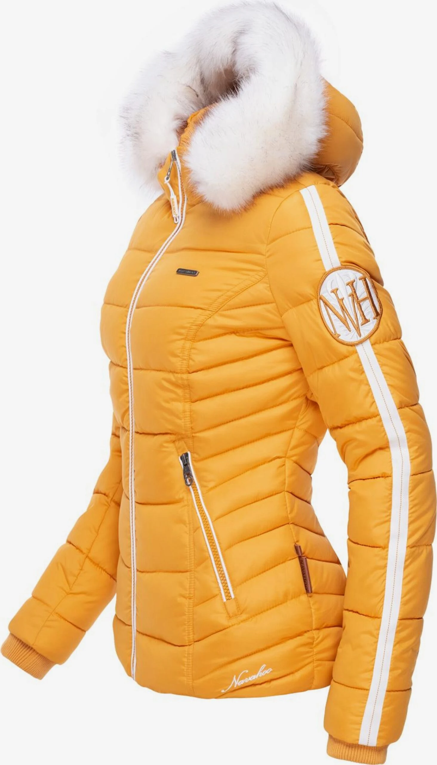 Navahoo Winterjassen Winterjas Khingaas Dames Geel 4 Navahoo Winterjassen Winterjas Khingaas Dames Geel - Afbeelding 2