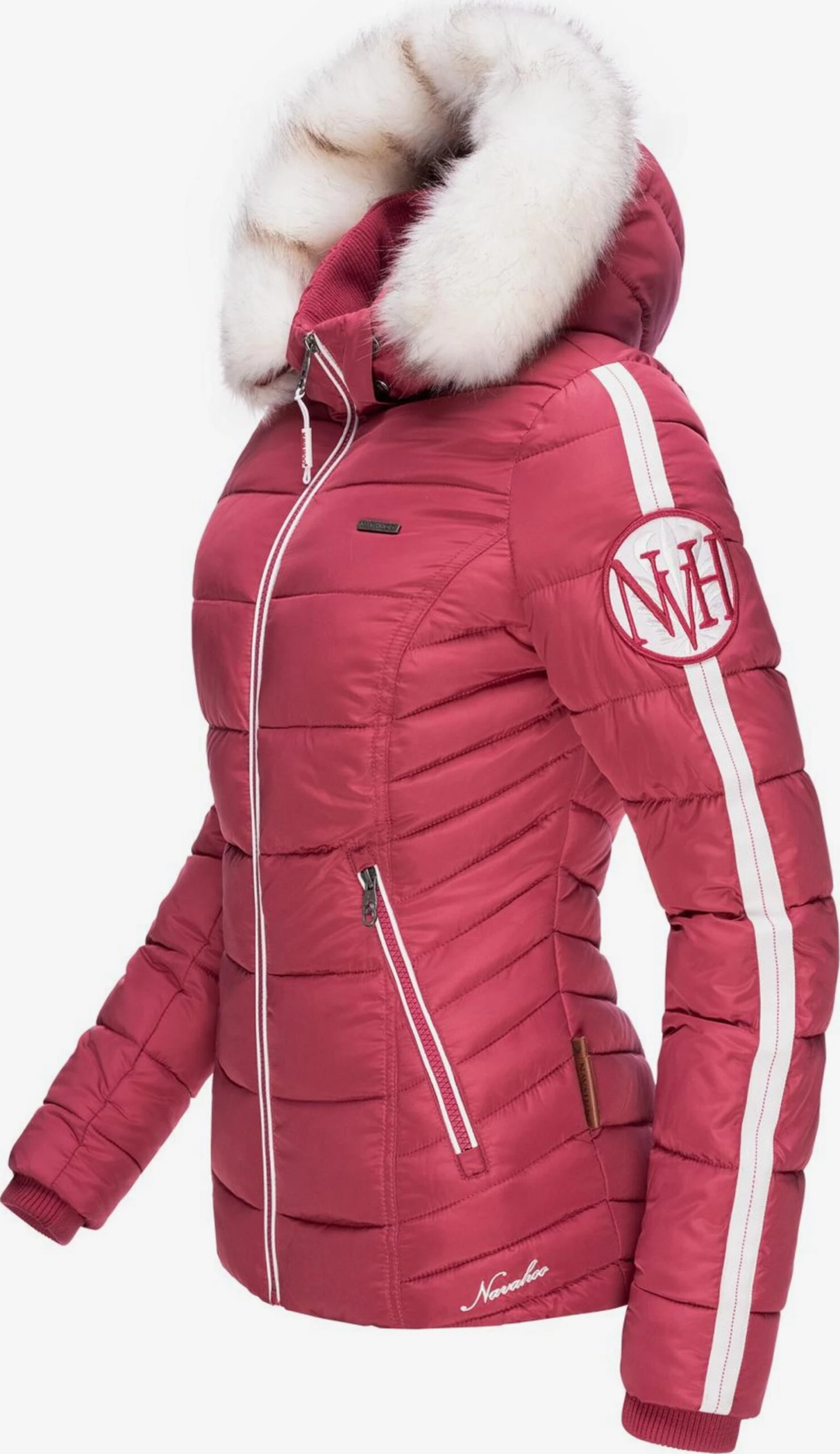 Navahoo Winterjassen Winterjas Khingaas Dames Cranberry 4 Navahoo Winterjassen Winterjas Khingaas Dames Cranberry - Afbeelding 2