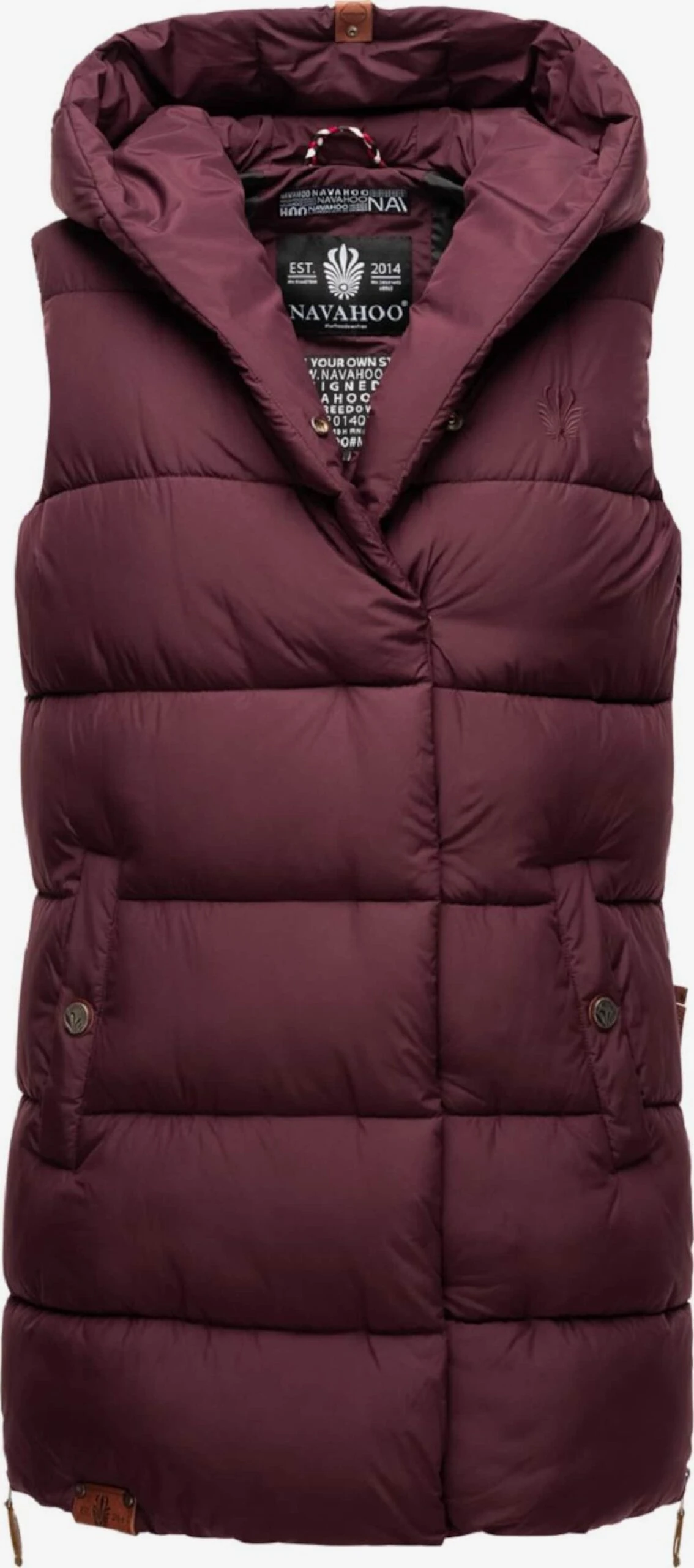 Navahoo Bodywarmers Bodywarmer Madilynaa Dames Bordeaux 3 Navahoo Bodywarmers Bodywarmer Madilynaa Dames Bordeaux