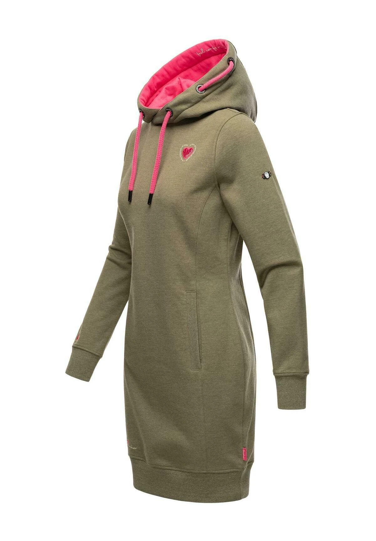 Navahoo Jurk - Dusty Olive Melange 9 Navahoo Jurk - Dusty Olive Melange - Afbeelding 7