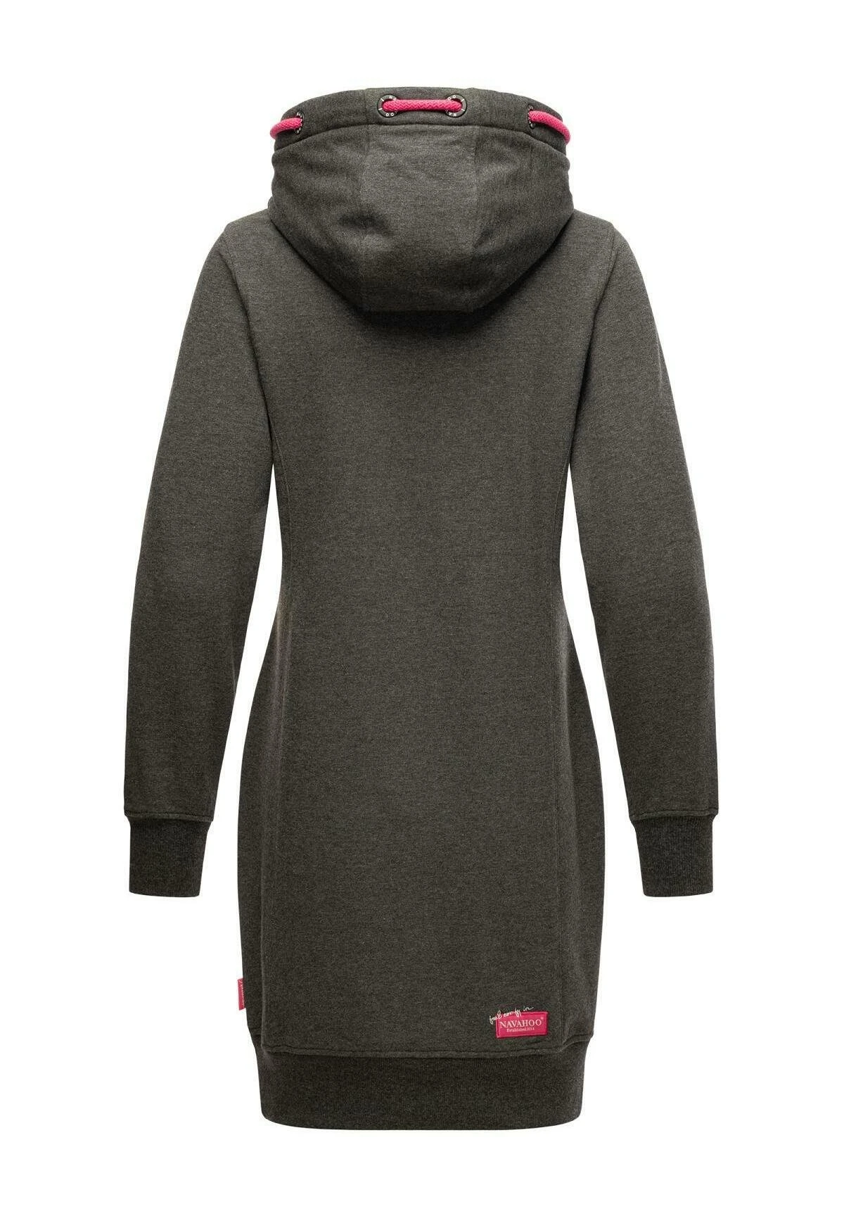 Navahoo Jurk - Dark Grey Melange 7 Navahoo Jurk - Dark Grey Melange - Afbeelding 5