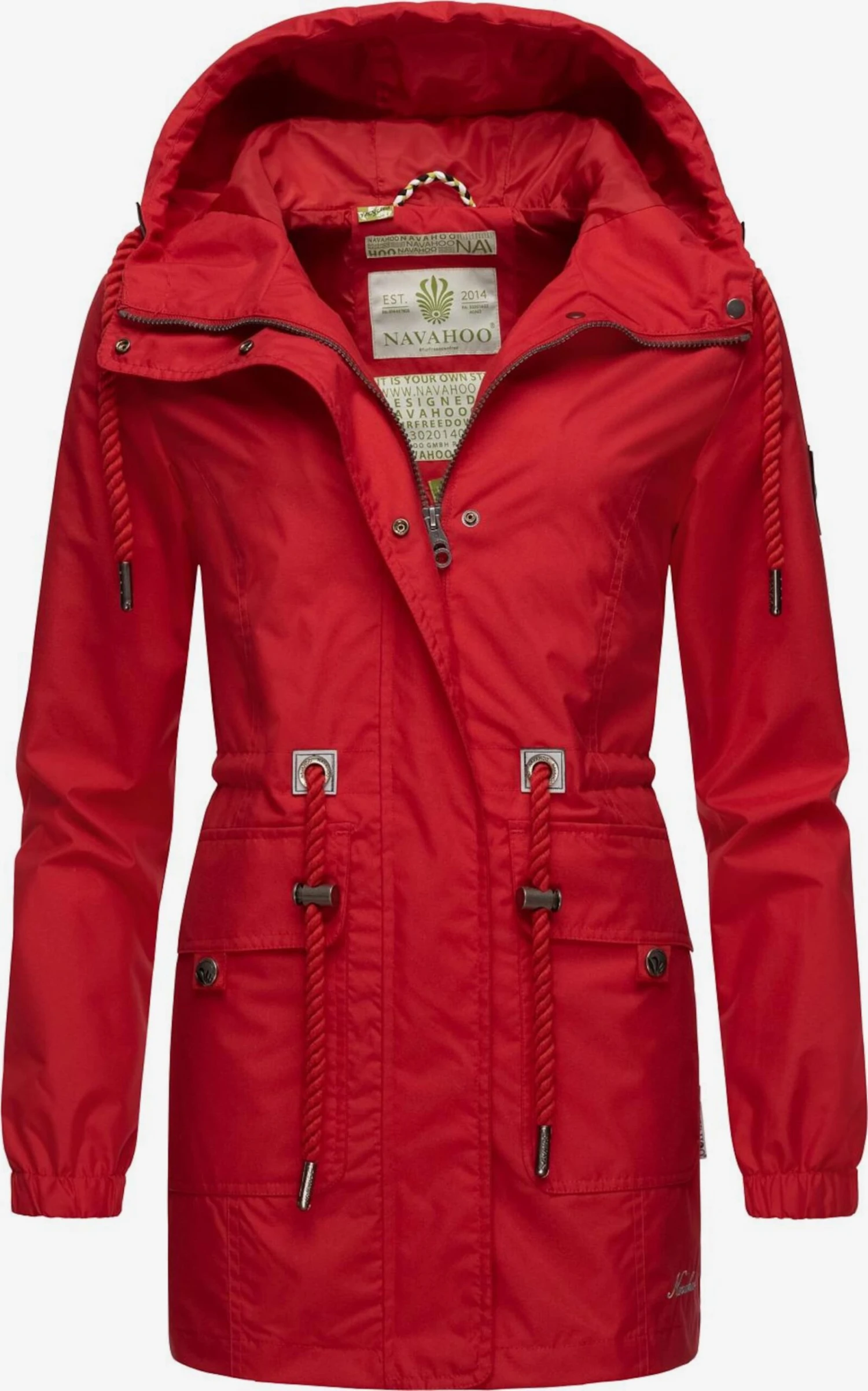 Navahoo Parkas Tussenparka Neophee Dames Rood 3 Navahoo Parkas Tussenparka Neophee Dames Rood