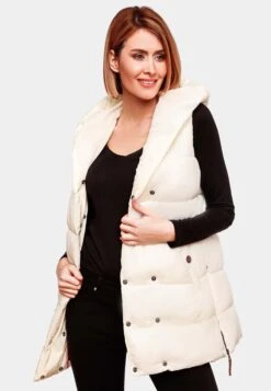 Navahoo Bodywarmers Bodywarmer Madilynaa Dames Offwhite -Navahoo 31e33643bbdb3ec072d356da1893958d