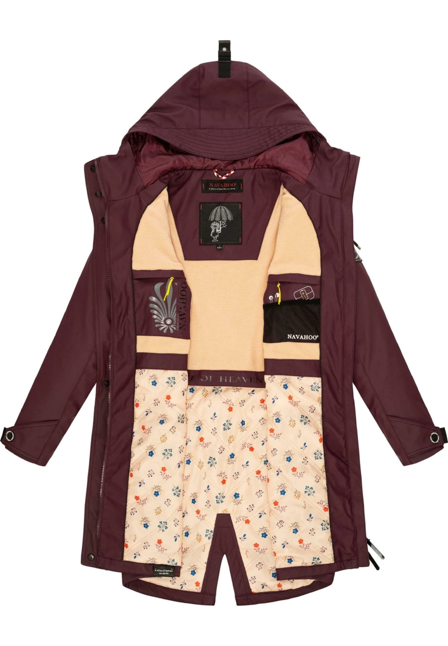 Navahoo Parka - Dark Red Melange 7 Navahoo Parka - Dark Red Melange - Afbeelding 5