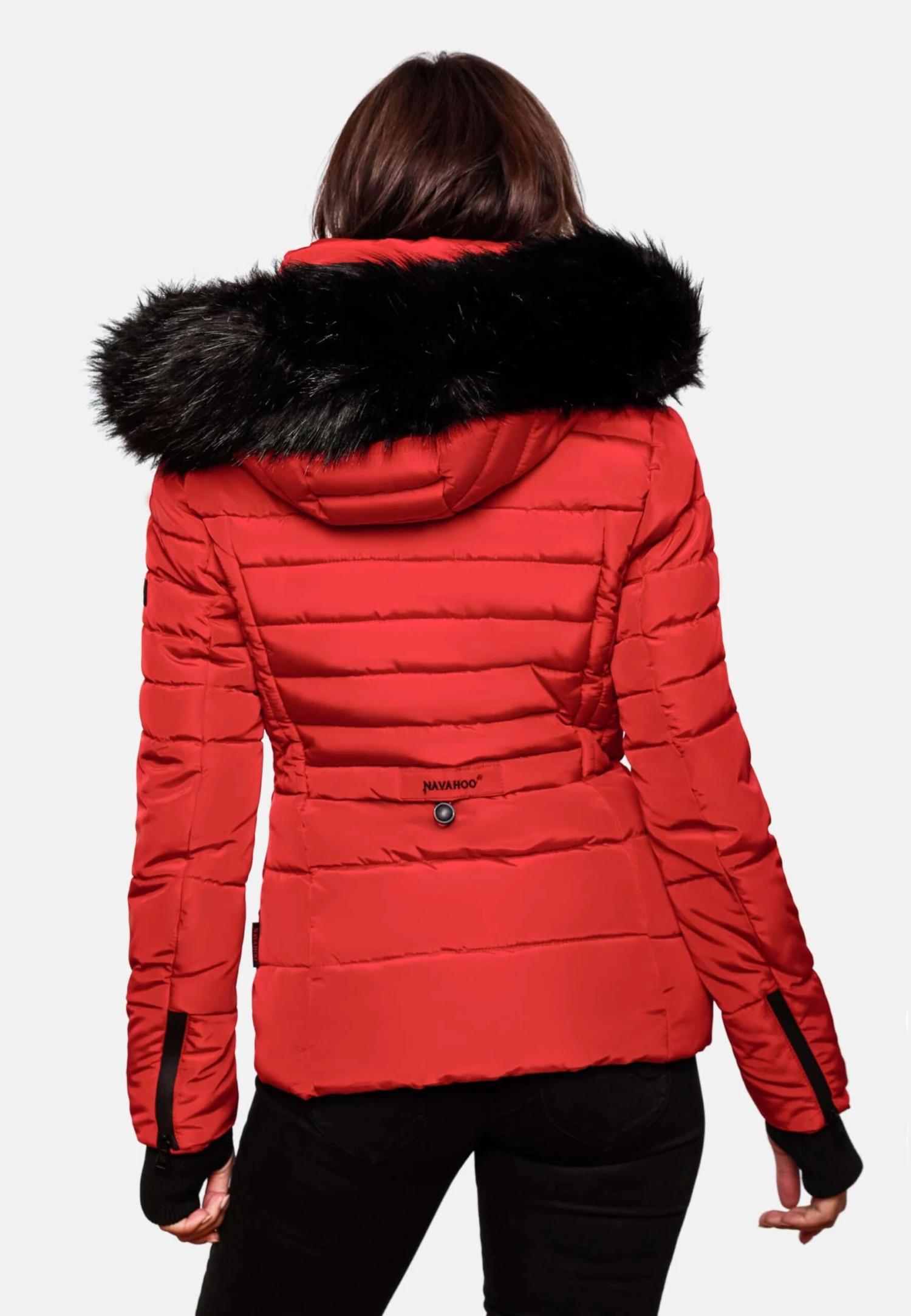 Navahoo Winterjassen Winterjas Adele Dames Rood 9 Navahoo Winterjassen Winterjas Adele Dames Rood - Afbeelding 7