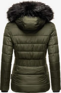 Navahoo Winterjassen Winterjas Zuckerbiene Dames Olijfgroen -Navahoo 37551297a6b537d8e9256d091d43a364
