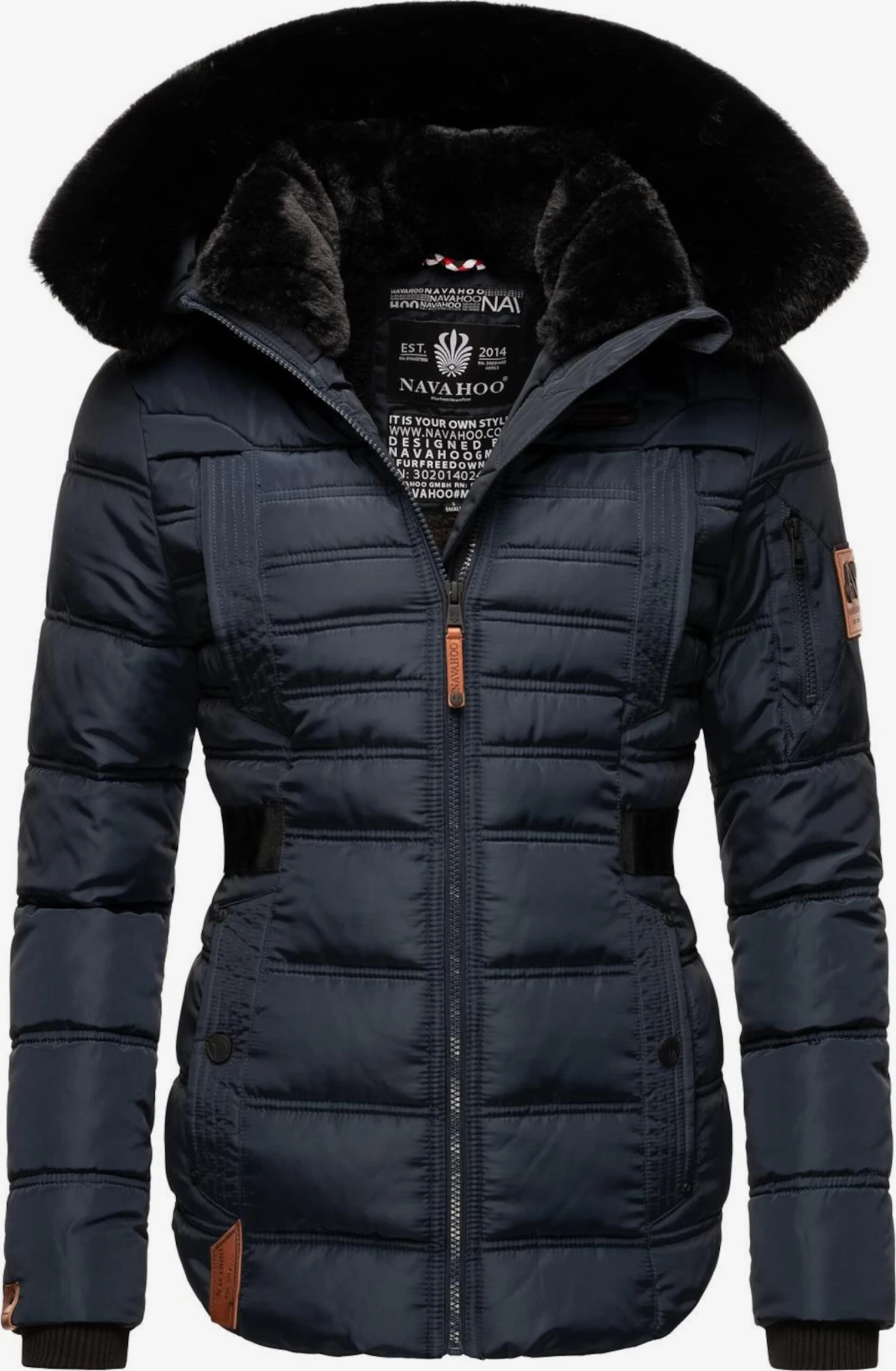 Navahoo Winterjassen Winterjas Melikaa Dames Navy 3 Navahoo Winterjassen Winterjas Melikaa Dames Navy