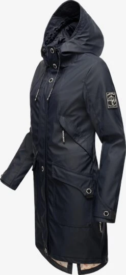 Navahoo Regenmantels Tussenmantel Schötchen Dames Donkerblauw -Navahoo 37c92000512e71f11cacbc3e0b6491eb