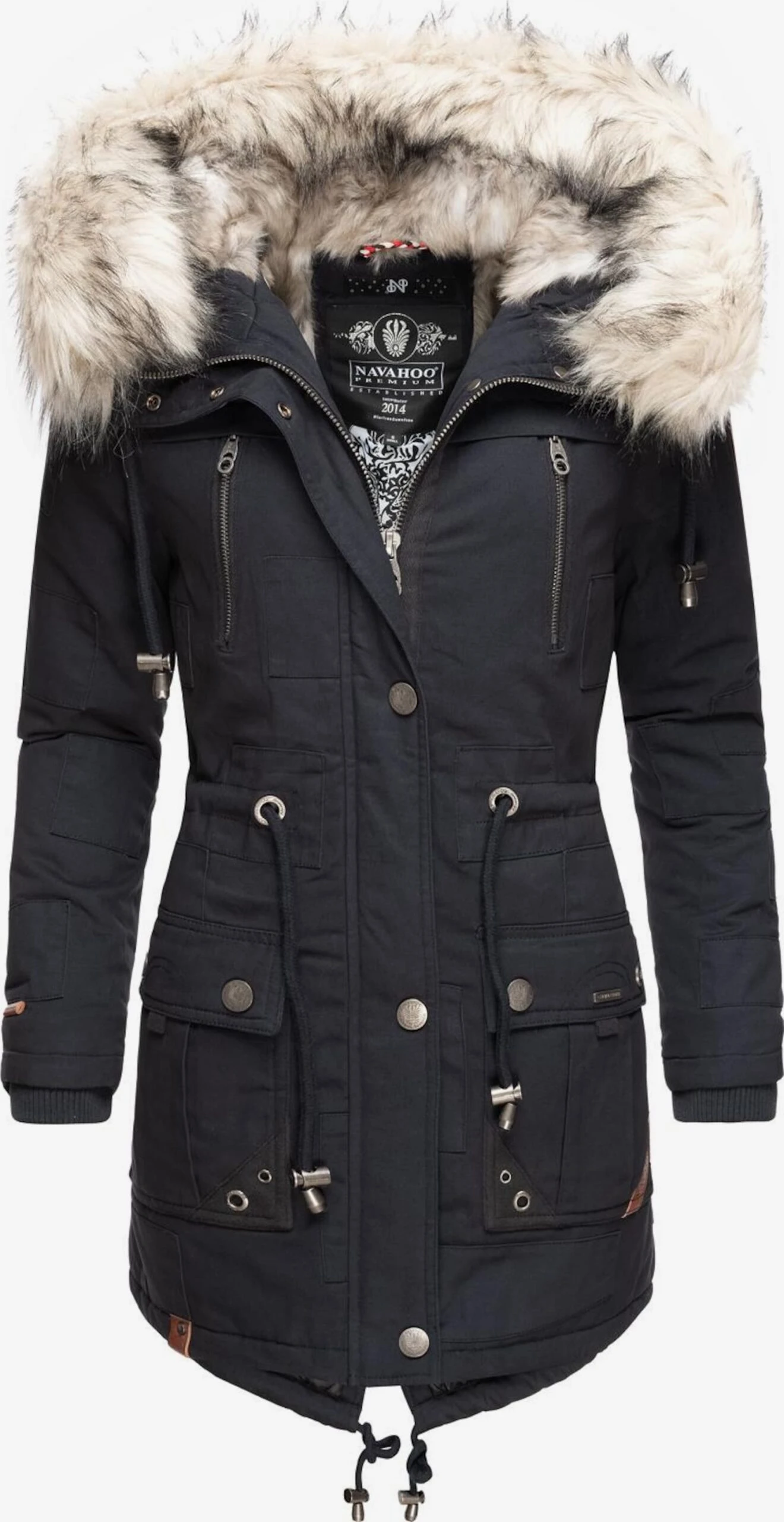 Navahoo Parkas Winterparka Honigfee Dames Nachtblauw 3 Navahoo Parkas Winterparka Honigfee Dames Nachtblauw