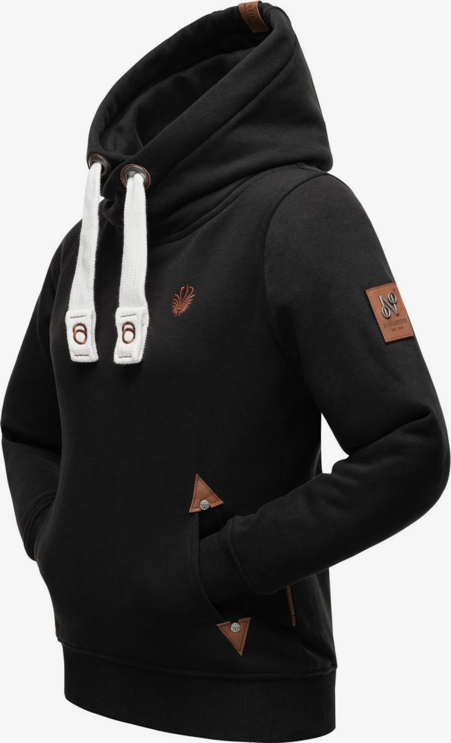 Navahoo Hoodies Sweatshirt Namikaa Dames Zwart 6 Navahoo Hoodies Sweatshirt Namikaa Dames Zwart - Afbeelding 4