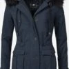 Navahoo Parkas Winterparka Luluna Dames Nachtblauw -Navahoo 3d7a8d01f915cbb5878bb2eedae89d29