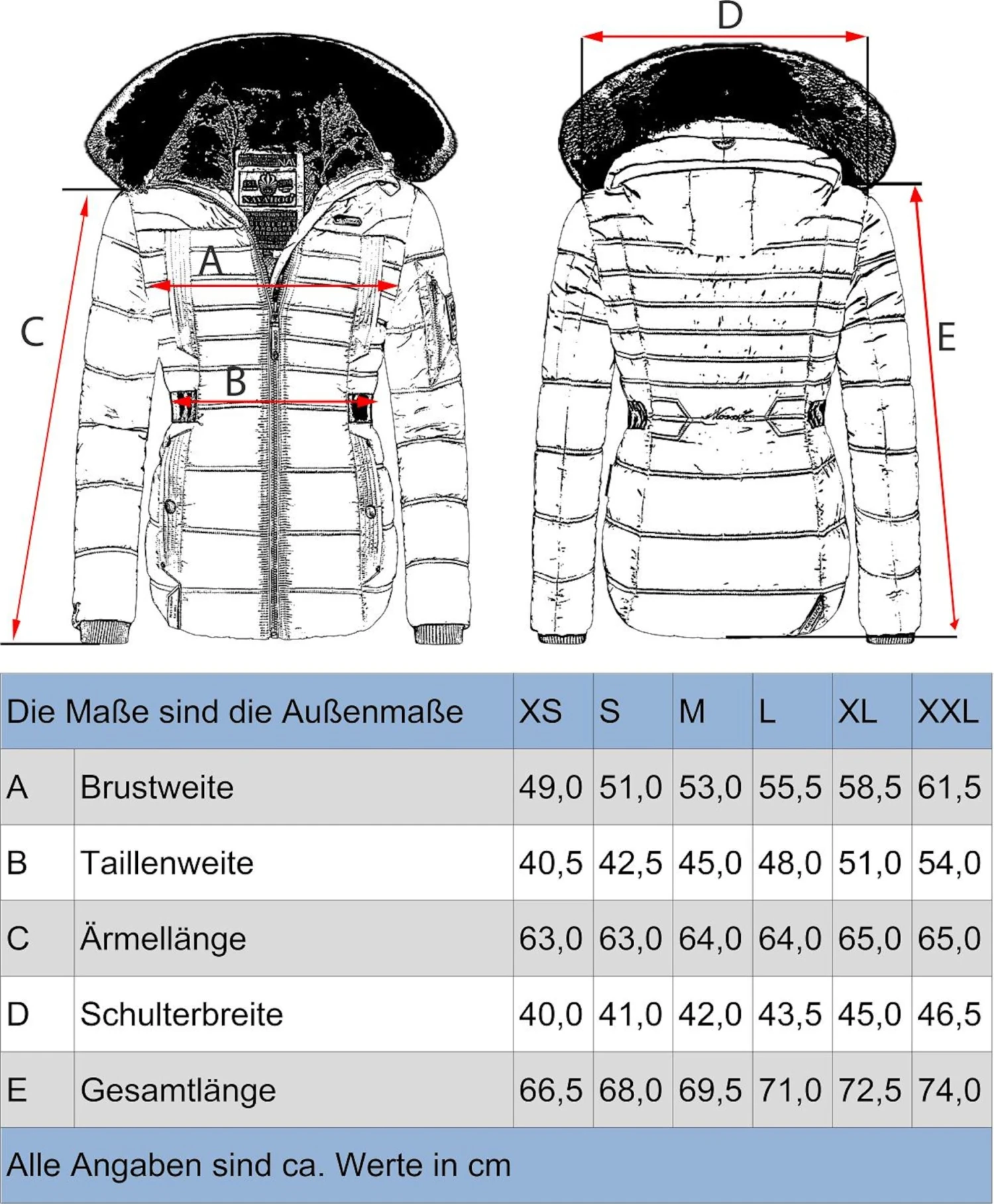 Navahoo Winterjassen Winterjas Melikaa Dames Navy 8 Navahoo Winterjassen Winterjas Melikaa Dames Navy - Afbeelding 6